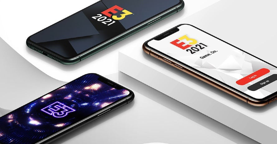 E3 logos at phones